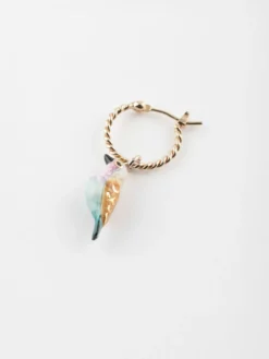 Mini créole oiseau rollier - Vendue à l'unité>NACH BIJOUX