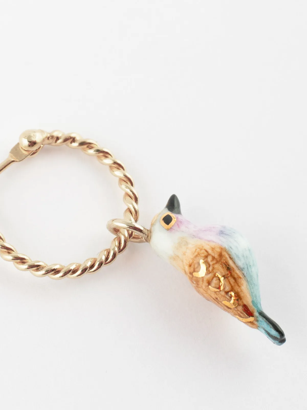 Mini créole oiseau rollier - Vendue à l'unité>NACH BIJOUX