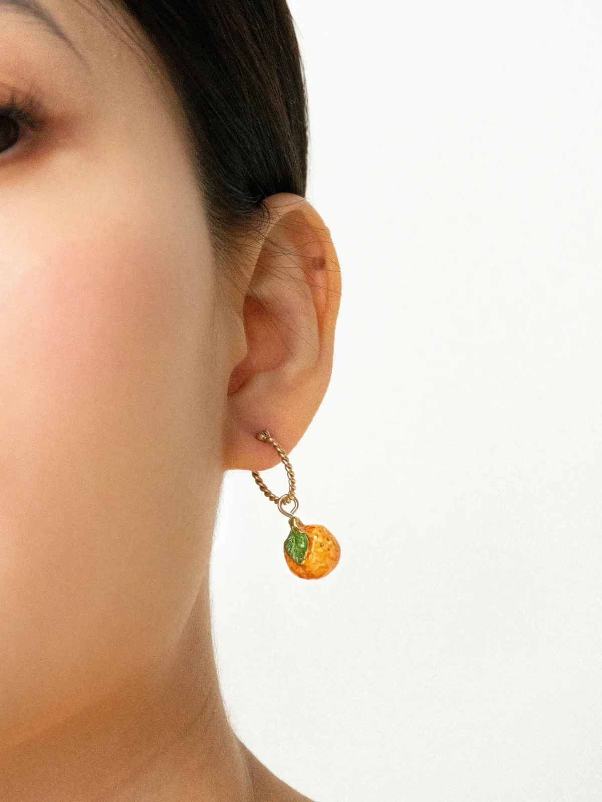 Mini créole orange - Vendue à l'unité>NACH BIJOUX Clearance