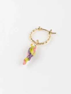 Mini créole perruche à moustaches - Vendue à l'unité>NACH BIJOUX Clearance