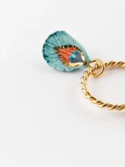 Mini créole plume de paon - Vendue à l'unité><noscript><img width=