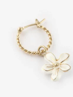 Mini créoles fleur d'Erine - vendue à l'unité><noscript><img width=