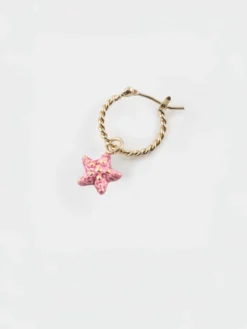 Mini créole étoile de mer rose - Vendue à l'unité>NACH BIJOUX Sale