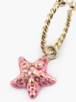 Mini créole étoile de mer rose - Vendue à l'unité><noscript><img width=