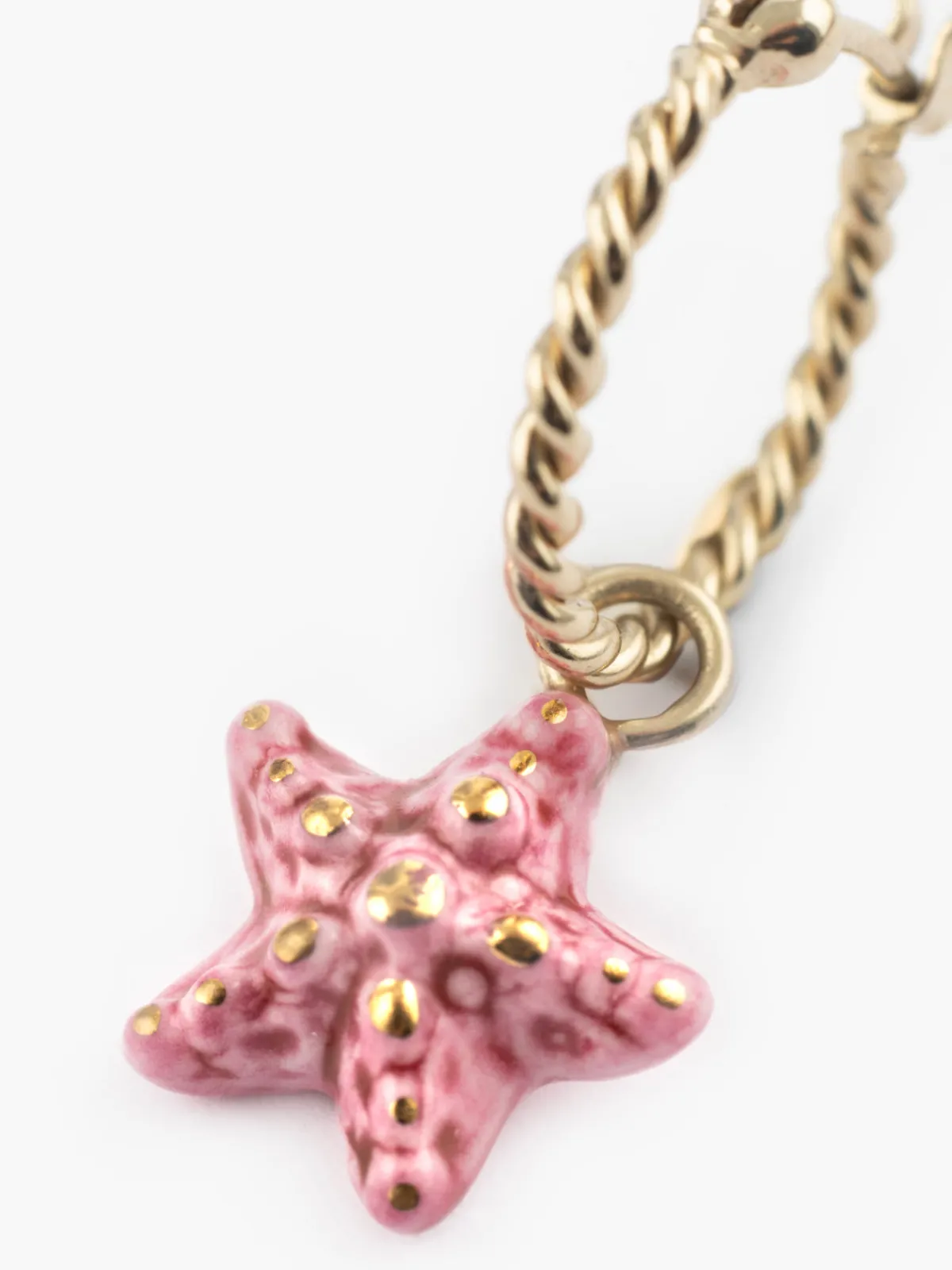Mini créole étoile de mer rose - Vendue à l'unité>NACH BIJOUX Sale