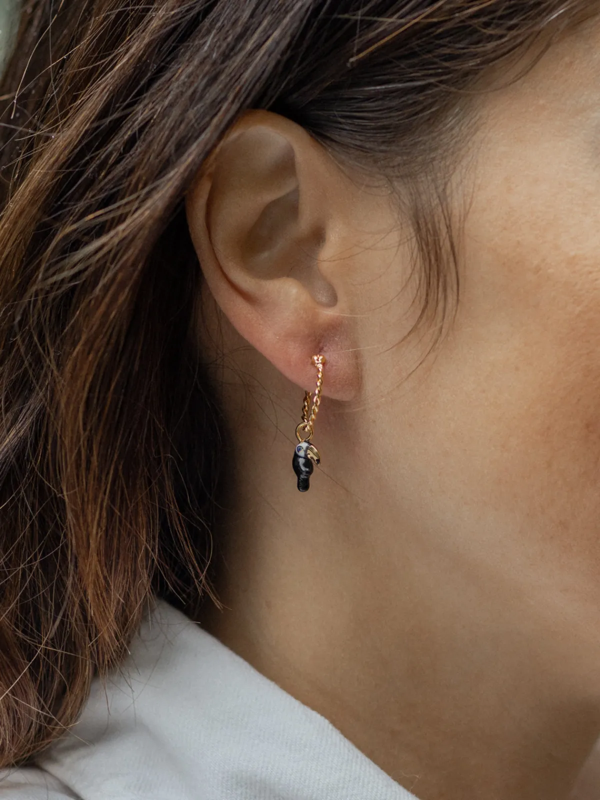 Mini créole toucan - Vendue à l'unité>NACH BIJOUX Discount