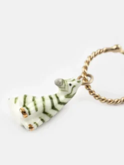 Mini créole zèbre vert - Vendue à l'unité>NACH BIJOUX Discount