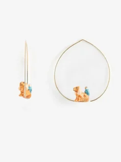Moyennes créoles chien Cocker et oiseau>NACH BIJOUX Online