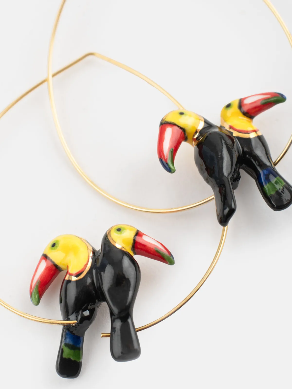 Moyennes créoles couple de toucans>NACH BIJOUX Best