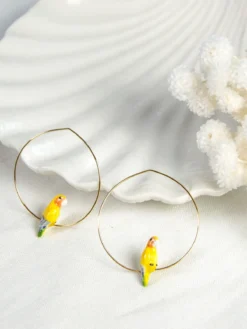 Moyennes créoles perroquet jaune><noscript><img width=