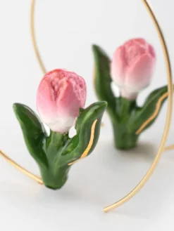 Moyennes créoles tulipe rose><noscript><img width=