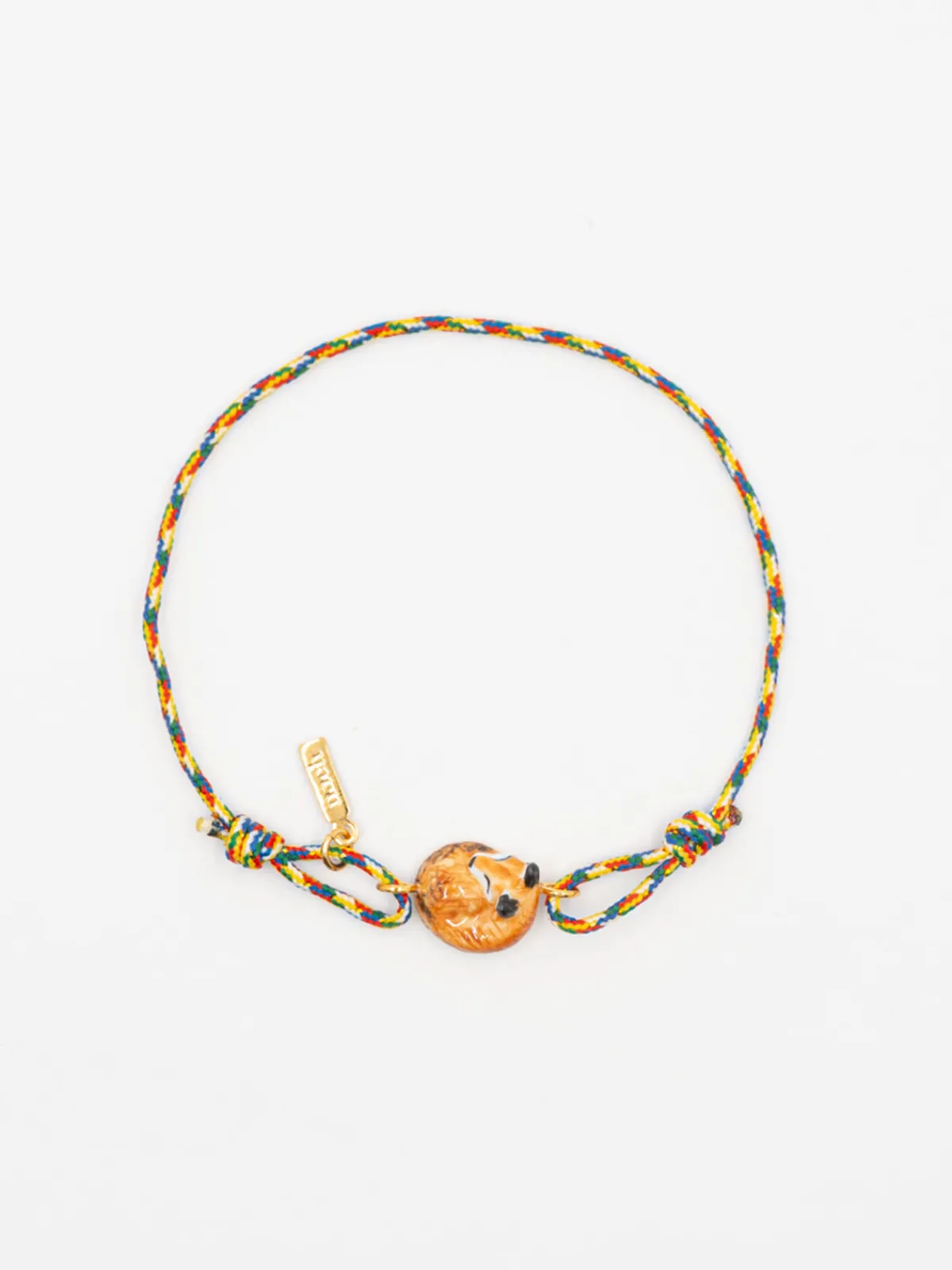 Multicolored fox cord bracelet>NACH BIJOUX Online