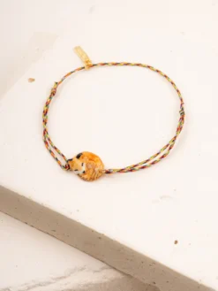 Multicolored fox cord bracelet><noscript><img width=