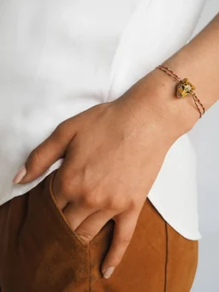 Multicolored leopard cord bracelet>NACH BIJOUX New