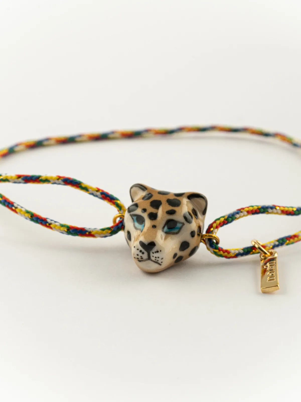 Multicolored leopard cord bracelet>NACH BIJOUX New