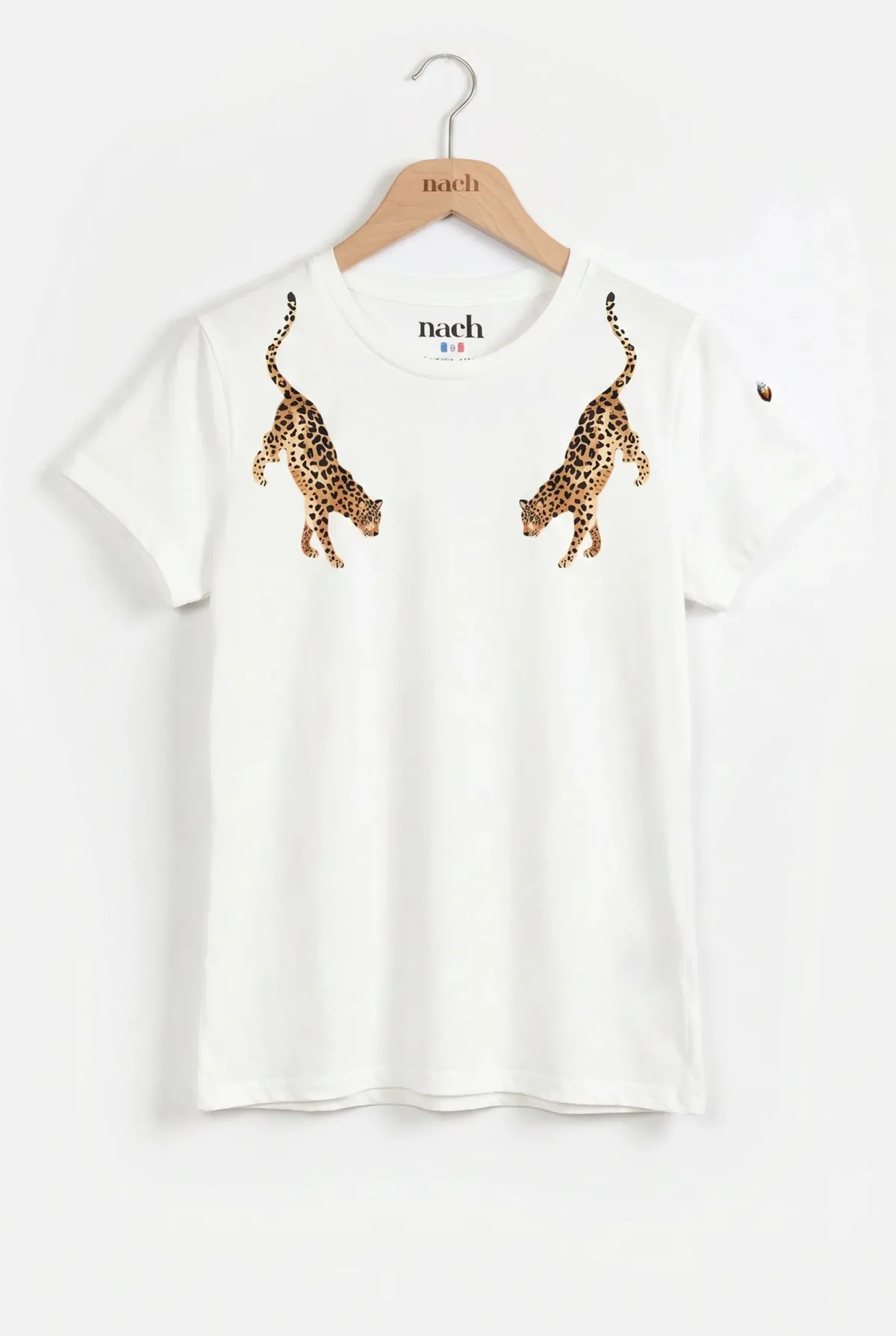 Olga T-shirt - leopard print>NACH BIJOUX Clearance