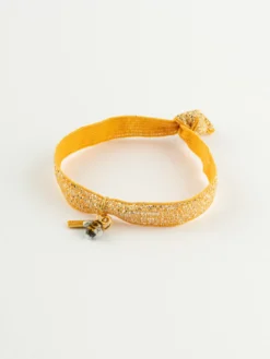 Orange bee elastic twistband bracelet>NACH BIJOUX Hot