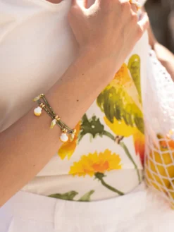 Parakeet Hematite Bead Bracelet>NACH BIJOUX Outlet