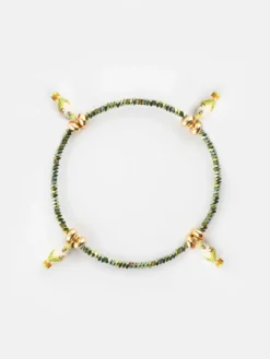Parakeet Hematite Bead Bracelet><noscript><img width=