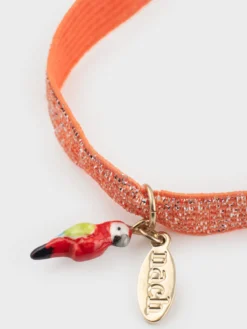 Parrot macaw twistband bracelet><noscript><img width=