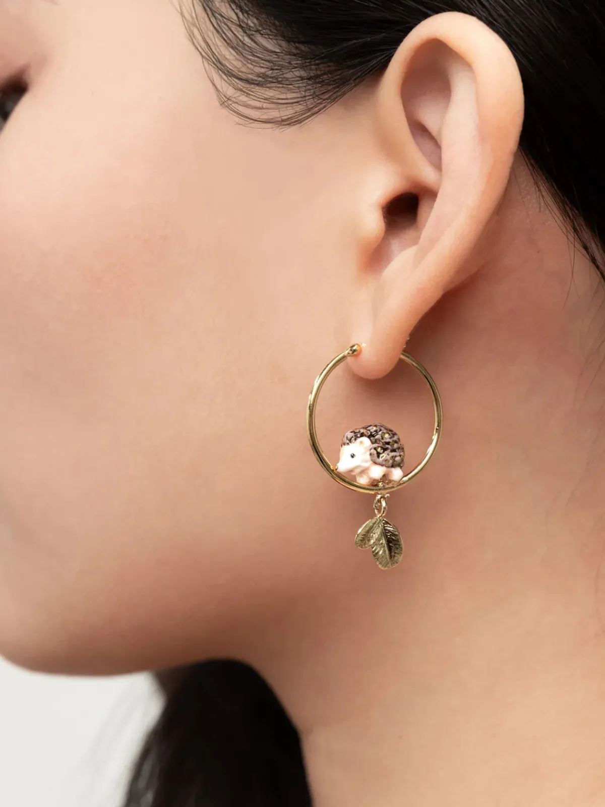 Petites créoles rondes hérisson>NACH BIJOUX Clearance