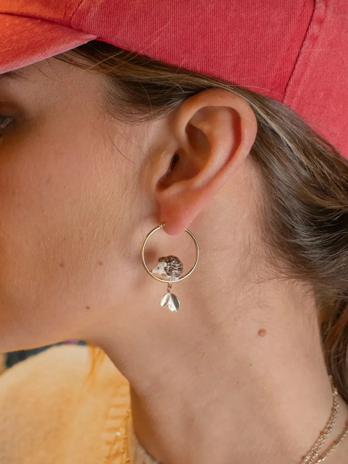 Petites créoles rondes hérisson>NACH BIJOUX Clearance