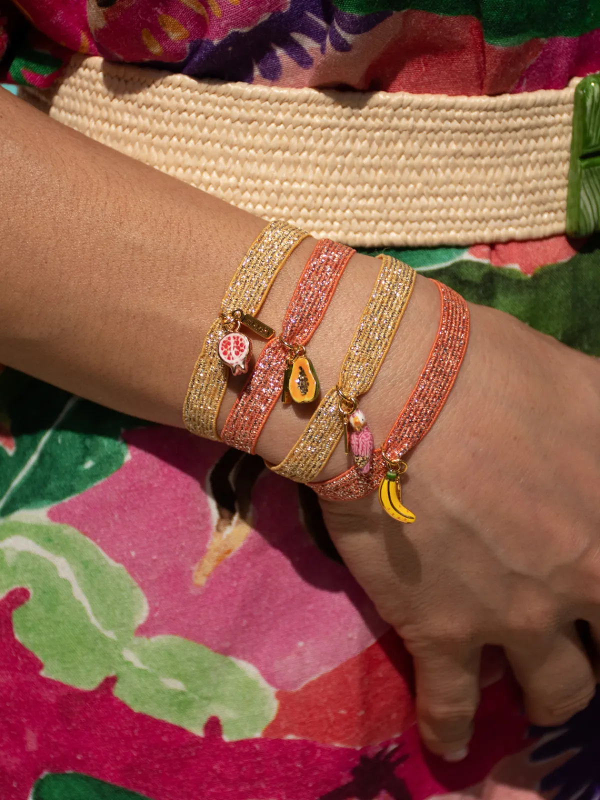 Pink Cockatoo Twistband Bracelet>NACH BIJOUX Online