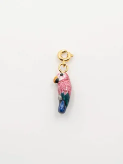 Pink Parrot Charm>NACH BIJOUX Discount