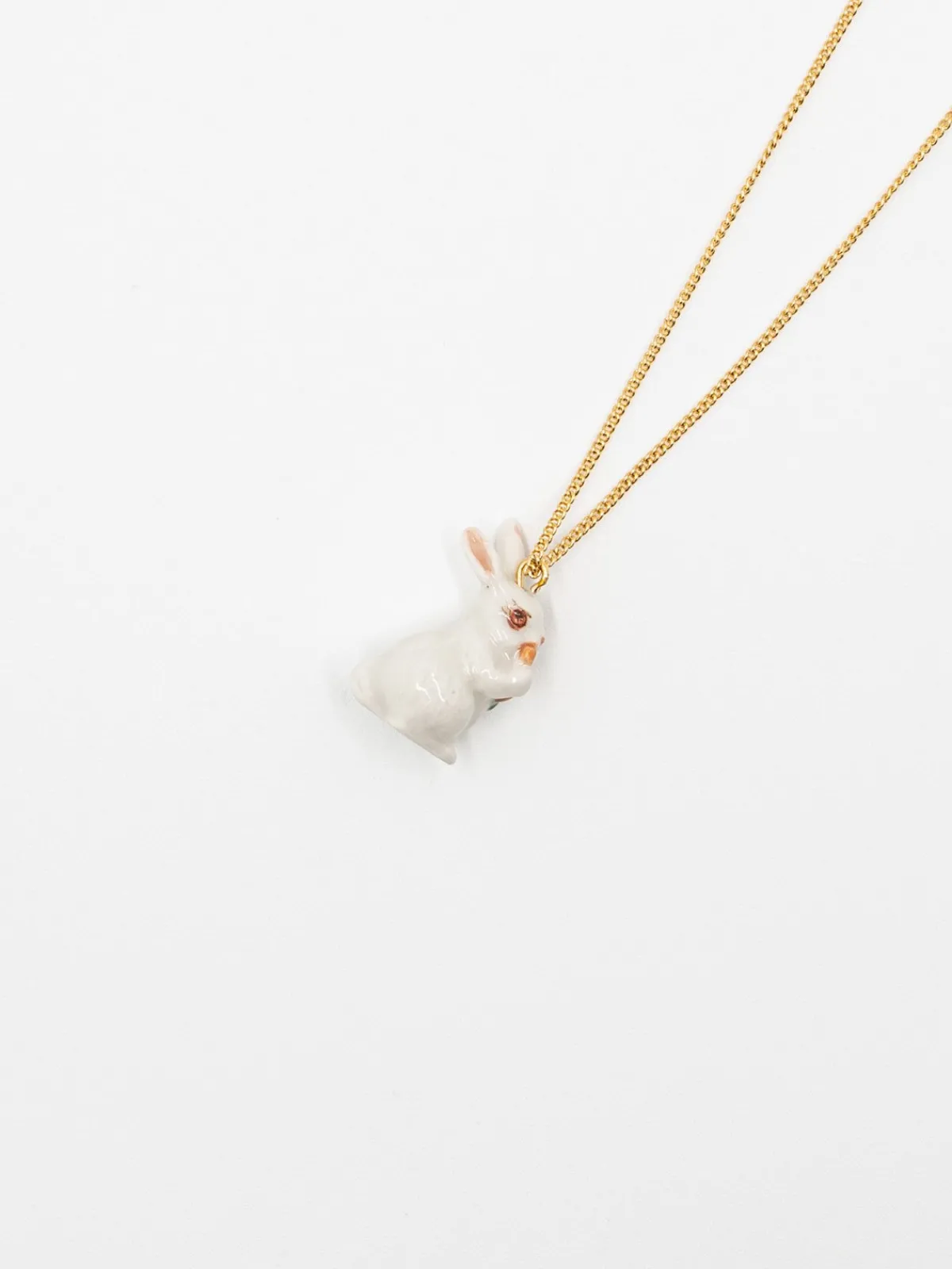 Rabbit and carrot necklace>NACH BIJOUX Hot