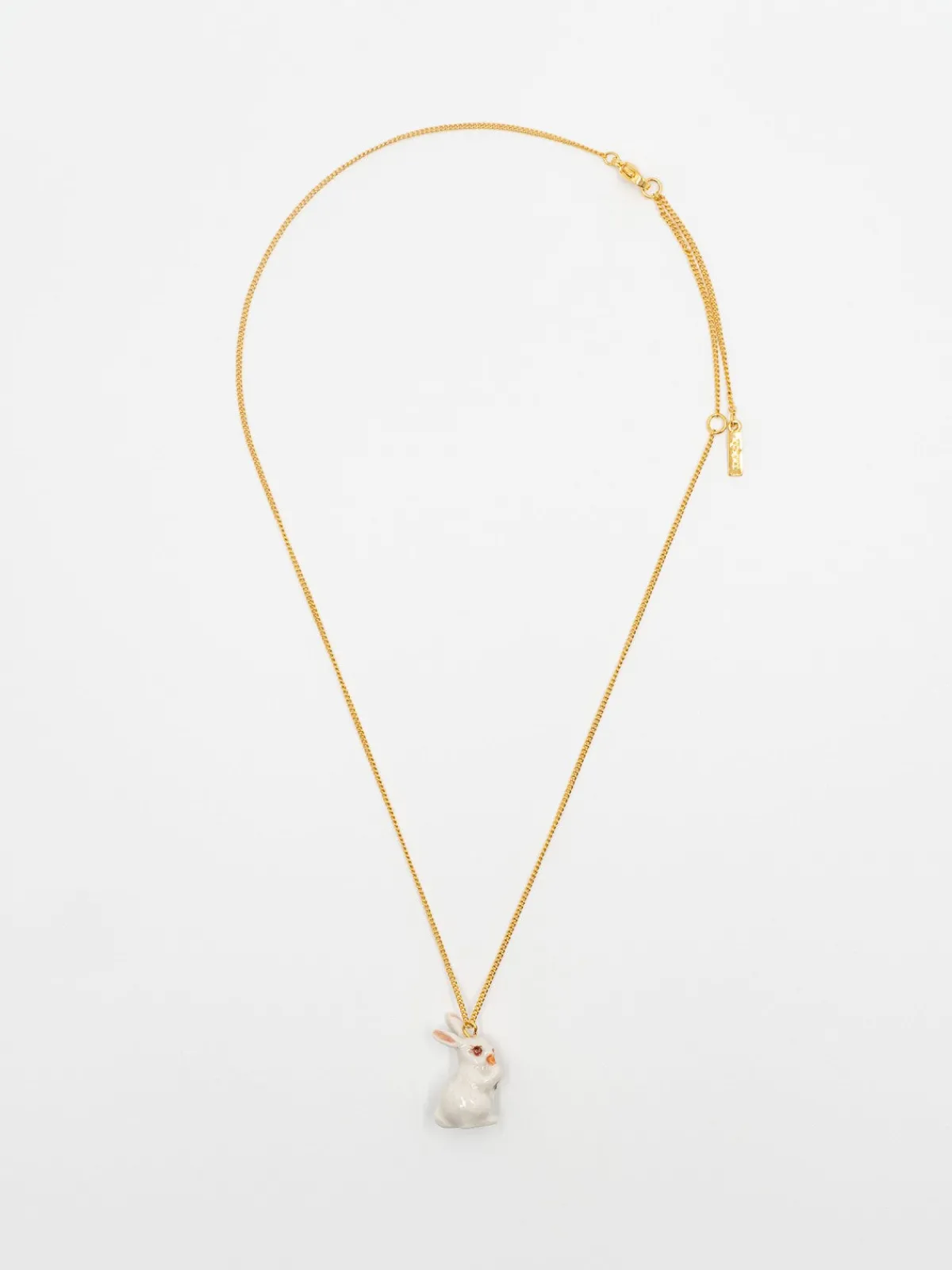 Rabbit and carrot necklace>NACH BIJOUX Hot