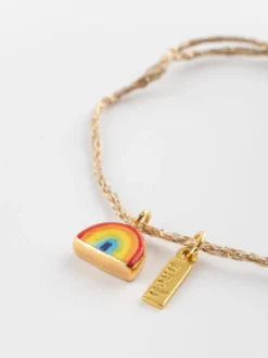 Rainbow bracelet - Lucky you><noscript><img width=