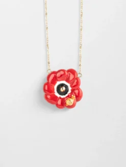 red anemone necklace>NACH BIJOUX Online