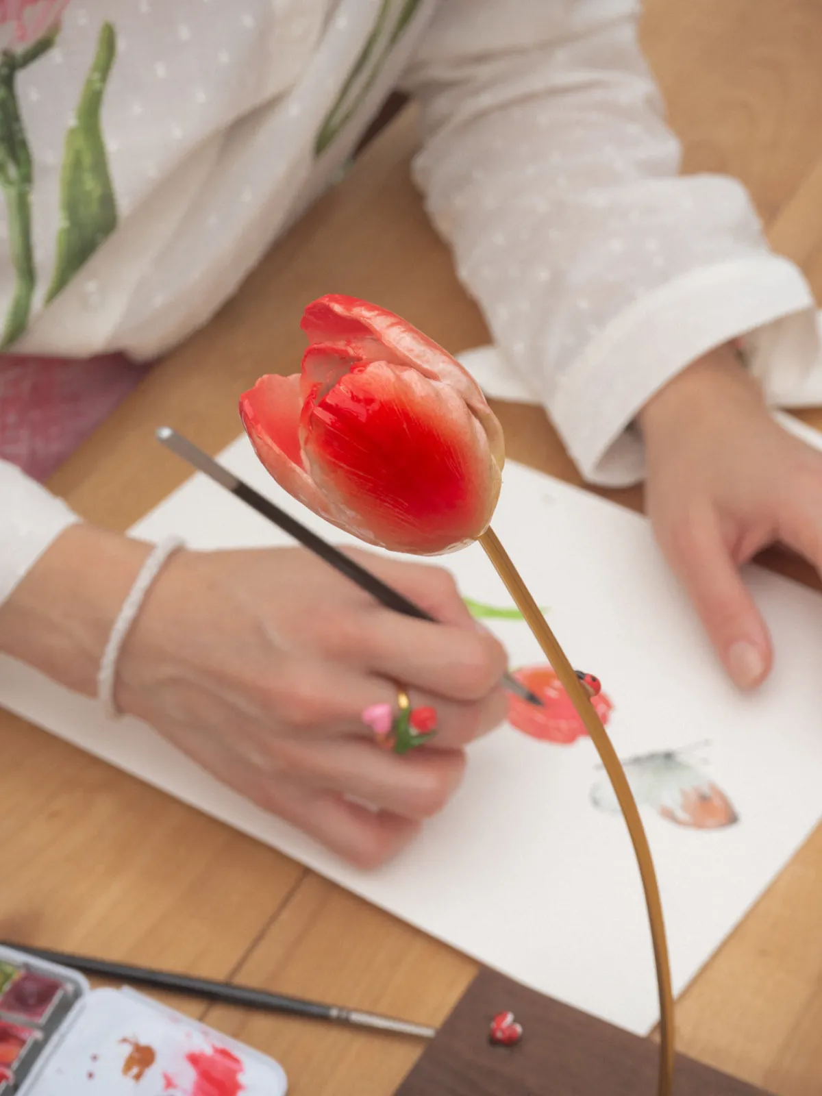 Red eternal tulip>NACH BIJOUX Discount