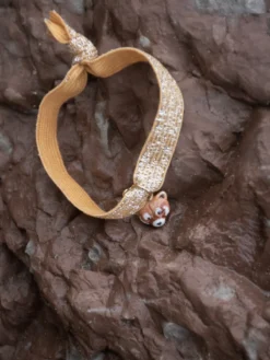 Red panda twistband bracelet><noscript><img width=