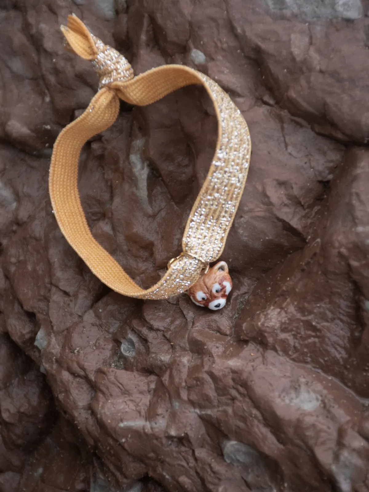 Red panda twistband bracelet>NACH BIJOUX Sale
