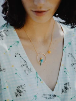 Round collar for blue and lemon parakeets>NACH BIJOUX Discount