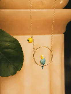 Round collar for blue and lemon parakeets><noscript><img width=