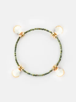 Shell hematite bead bracelet>NACH BIJOUX Discount