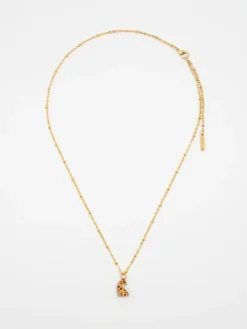 Sitting Leopard Necklace><noscript><img width=