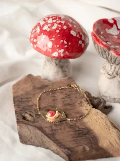 Snail and leaf bracelet><noscript><img width=