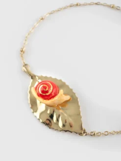 Snail and leaf bracelet><noscript><img width=