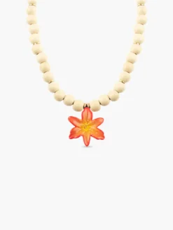 Tiger Lily Pearl Necklace>NACH BIJOUX