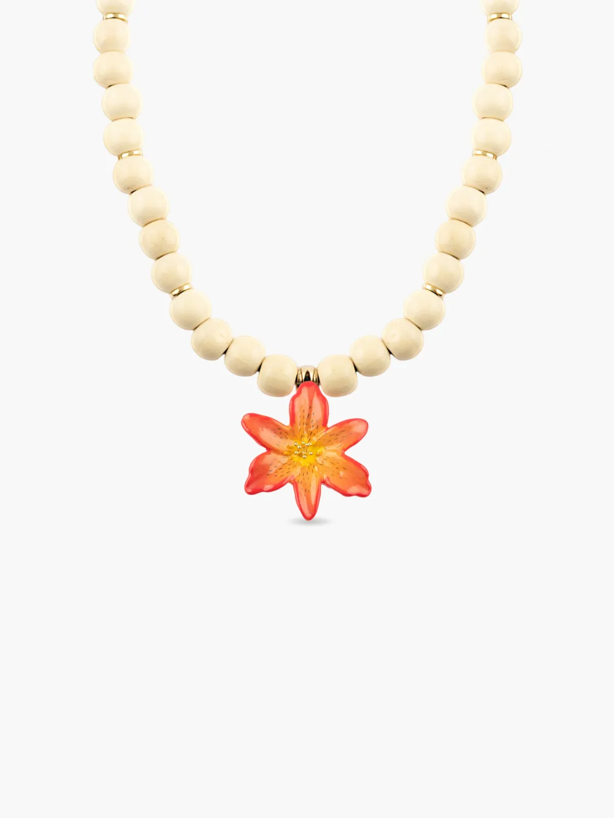 Tiger Lily Pearl Necklace>NACH BIJOUX