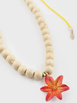 Tiger Lily Pearl Necklace><noscript><img width=
