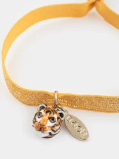 Tiger twistband bracelet><noscript><img width=