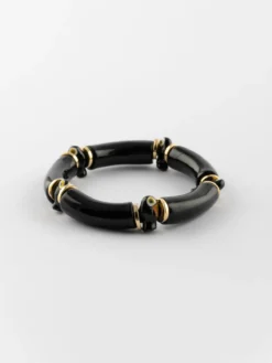 Toucan black pearl bracelet>NACH BIJOUX Outlet