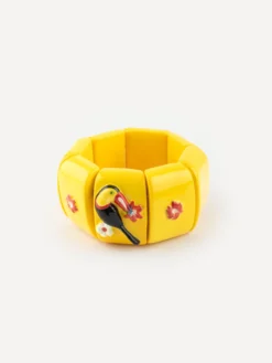 Tropical stretch cuff bracelet>NACH BIJOUX Online