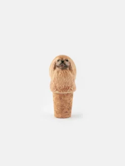 Upcycled Bottle Cap - Brown Shih Tzu>NACH BIJOUX New