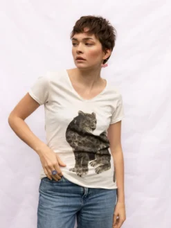Victor T-shirt - Black Panther sitting>NACH BIJOUX Outlet