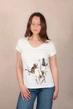 Victor T-shirt - Cats in the Grass>NACH BIJOUX Clearance